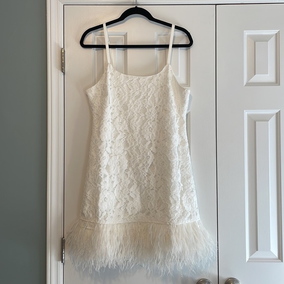 Likely lace and feather dress - Picture 5 of 8